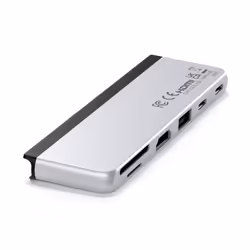 Satechi ST-HSP9P station d'accueil USB 3.2 Gen 2 (3.1 Gen 2) Type-C Argent