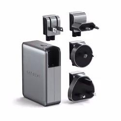 Satechi ST-W145GTM chargeur d'appareils mobiles Universel Argent Secteur Charge rapide Intérieure