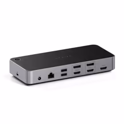 Satechi Triple 4K Display Avec fil Station d'accueil Noir, Argent