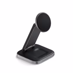 Satechi ST-Q31FM-EA chargeur d'appareils mobiles Écouteurs, Smartphone, Smartwatch Gris, Noir USB Recharge sans fil Intérieure