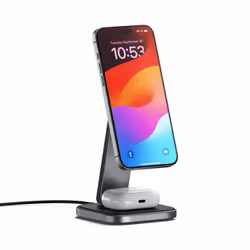 Satechi ST-Q21FM, Intérieure, USB, Recharge sans fil, Gris