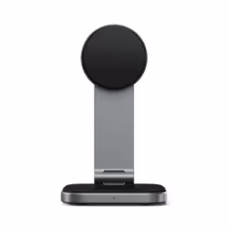 Satechi ST-Q21FM chargeur d'appareils mobiles Écouteurs, Smartphone Gris USB Recharge sans fil Intérieure