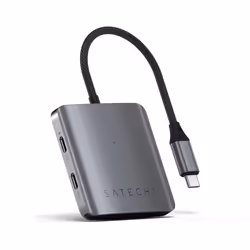 Satechi ST-H4CPDM hub & concentrateur USB Type-C 10000 Mbit/s Gris - Vue supplémentaire 4