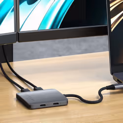 Satechi ST-H4CPDM hub & concentrateur USB Type-C 10000 Mbit/s Gris - Vue supplémentaire 7