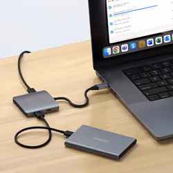 Satechi ST-H4CPDM hub & concentrateur USB Type-C 10000 Mbit/s Gris - Vue supplémentaire 8