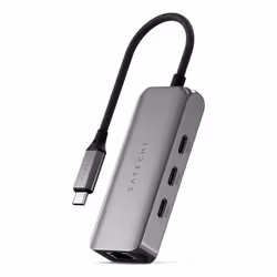 Satechi ST-H3C25EM hub & concentrateur USB Type-C 10000 Mbit/s Gris - Vue supplémentaire 6