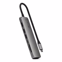 Satechi ST-P7SM hub & concentrateur USB Type-C 10000 Mbit/s Gris - Vue supplémentaire 4
