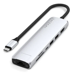 Satechi ST-P7SS hub & concentrateur USB Type-C 10000 Mbit/s Argent