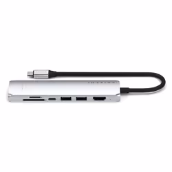 Satechi ST-P7SS hub & concentrateur USB Type-C 10000 Mbit/s Argent