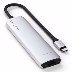 Satechi ST-P7SS hub & concentrateur USB Type-C 10000 Mbit/s Argent - Vue supplémentaire 4