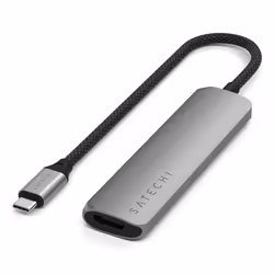 Satechi ST-P4SM, USB Type-C, HDMI, USB 3.2 Gen 2 (3.1 Gen 2) Type-A, USB Type-C, 10000 Mbit/s, 60 Hz, 4096 x 2160, 2160p