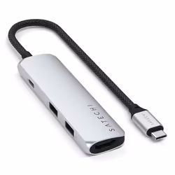 Satechi ST-P4SS hub & concentrateur USB Type-C 10000 Mbit/s Argent - Vue supplémentaire 5