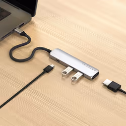 Satechi ST-P4SS hub & concentrateur USB Type-C 10000 Mbit/s Argent - Vue supplémentaire 7