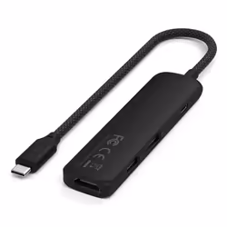 Satechi ST-P4SK hub & concentrateur USB Type-C 10000 Mbit/s Noir