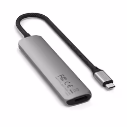 Satechi ST-P6SM hub & concentrateur USB Type-C 10000 Mbit/s Gris