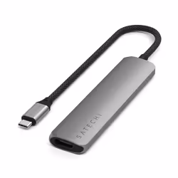 Satechi ST-P6SM hub & concentrateur USB Type-C 10000 Mbit/s Gris - Vue supplémentaire 4