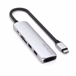 Satechi ST-P6SS hub & concentrateur USB Type-C 10000 Mbit/s Argent - Vue supplémentaire 5