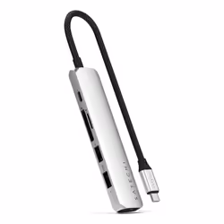 Satechi ST-P6SS hub & concentrateur USB Type-C 10000 Mbit/s Argent - Vue supplémentaire 6