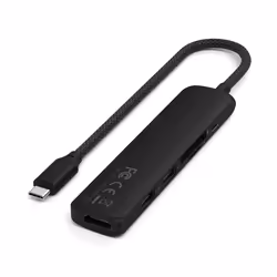 Satechi ST-P6SK hub & concentrateur USB Type-C 10000 Mbit/s Noir