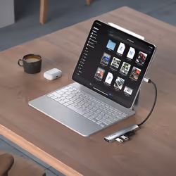 Satechi ST-P6SK hub & concentrateur USB Type-C 10000 Mbit/s Noir - Vue supplémentaire 8