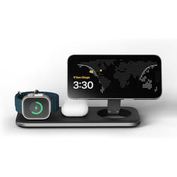 Satechi Qi2 Trio Smartwatch, Casques, Smartphone Gris USB Recharge sans fil Intérieure