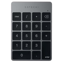 Pavé Numérique sans Fil Bluetooth en Aluminium Ultra Fin Satechi Gris