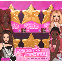 Dress To Impress Mystery Small Doll - 18 Pcs CDU, Mini poupée, Femelle, 6 an(s), Garçon/Fille, Couleurs assorties