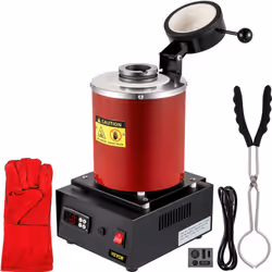 Four de Fusion Automatique Électrique 3 kg Creuset en Graphite de Haute Pureté & Module PID & Haute Efficacité Le four de fus ...