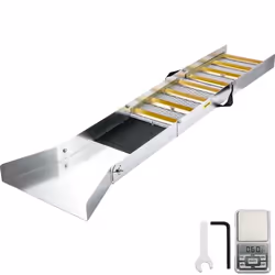 Rampe dOrpaillage -VEVOR- Rampe dOrpaillage Pliante 127cm pour Prospecteur d’OrRivièreRuisseauOrpaillageProspectionDragage