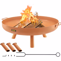 Braséro Extérieur de Jardin 77 cm Diamètre de 77 cm & 2 en 1 Fonctionnelle & Applicable par Tous les Temps Notre grand bol de ...