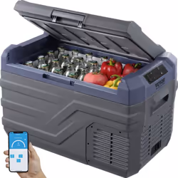 Glacière Congélateur Portable 30 L - 20℃ à 20℃ Plage de Refroidissement & Contrôle d'Application & Faible Bruit de 45 dB Cett ...