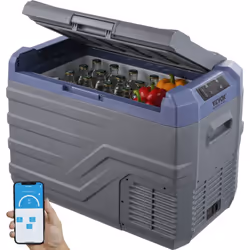 Caractéristiques & Détails Grande capacité : le réfrigérateur congélateur portable a une capacité de compartiment unique de 3 ...