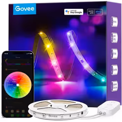 Ruban LED - Govee - RGBIC 5m - Multicolore - WiFi Bluetooth - Commande Vocale
