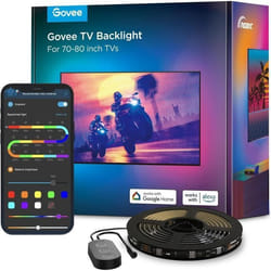 Ruban LED - Govee - TV Rétroéclairage 4.6M - RGBIC - 70-80 Pouces - Contrôle App & Voix