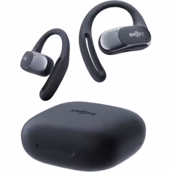 Écouteurs à Oreilles Libres - SHOKZ - OpenFit Air - Noir - 28h Autonomie - Étanchéité IP54