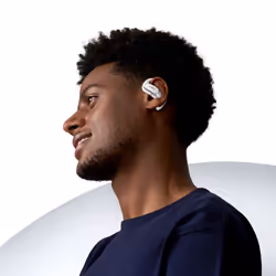 SHOKZ OpenFit Air Écouteurs Sans Fil Crochets Auriculaires Blanc Bluetooth 5.2 - Vue supplémentaire 5