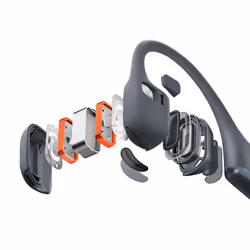 SHOKZ OpenRun Pro 2 Casque Sport Conduction Osseuse Bluetooth Noir - Vue supplémentaire 4