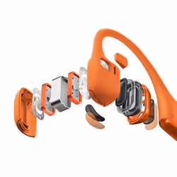 SHOKZ OpenRun Pro 2 Casque Sport Conduction Osseuse Bluetooth Orange - Vue supplémentaire 4
