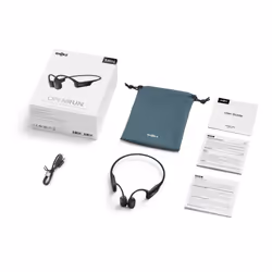 SHOKZ Openrun Mini Casque Conduction Osseuse Sans Fil Bluetooth Noir Sport - Vue supplémentaire 5