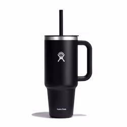 Gobelet isotherme - HYDROFLASK - XXL Noir - 1180ml - Acier inoxydable - Paille souple