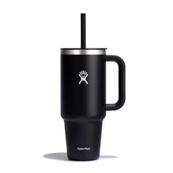 Gobelet isotherme - HYDROFLASK - XXL Noir - 1180ml - Acier inoxydable - Paille souple