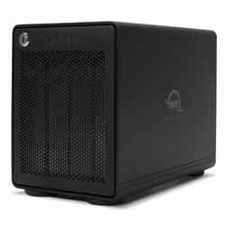 OWC ThunderBay 4, Boîtier disque dur/SSD, 2.5/3.5", SATA, Série ATA II, Série ATA III, 40 Gbit/s, Échange à chaud, Noir
