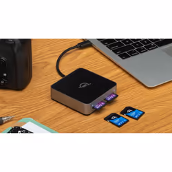 OWC Atlas lecteur de carte mémoire USB 3.2 Gen 2 (3.1 Gen 2) Type-C Noir - Vue supplémentaire 8