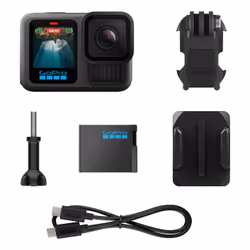 GoPro HERO13 BLACK caméra pour sports d'action 27,6 MP 5.3K Ultra HD CMOS 25,4 / 1,9 mm (1 / 1.9") Wifi 121 g - Vue supplémentaire 4