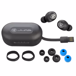JLab IEUEBJBANCRBLK82 Écouteurs Bluetooth Noir - Vue supplémentaire 4
