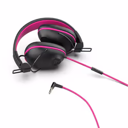 JLab JBuddies Pro Casque Avec fil Arceau Musique/Quotidien Noir, Rose