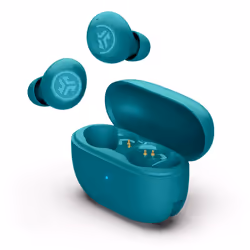JLab Go Pop ANC Casque True Wireless Stereo (TWS) Ecouteurs Appels/Musique Bluetooth Bleu