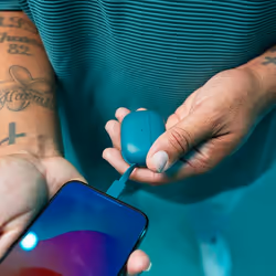 JLab Go Pop ANC Écouteur TWS Bluetooth Bleu - Vue supplémentaire 4