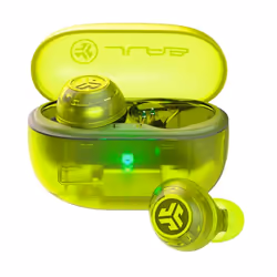JLab Go Pop ANC, True Wireless Stereo (TWS), 20 - 20000 Hz, Appels/Musique, Casque, Bleu, Transparent
