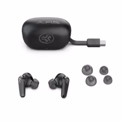 JLab Go Pods ANC Casque True Wireless Stereo (TWS) Ecouteurs Appels/Musique Bluetooth Noir